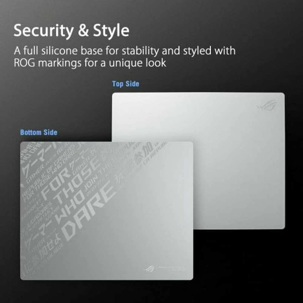 Pelės kilimėlis ASUS ROG Moonstone Ace L, 500x400, Baltas