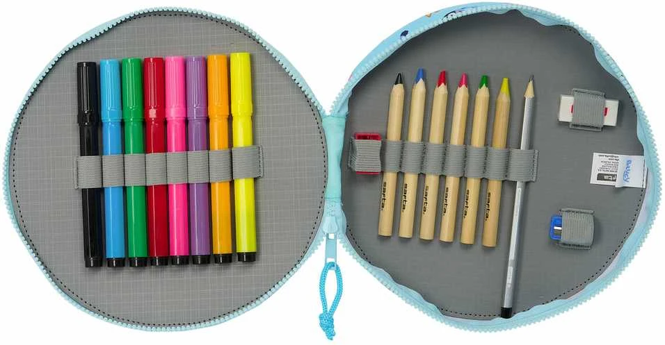 Safta Bluey pencil case 18pcs