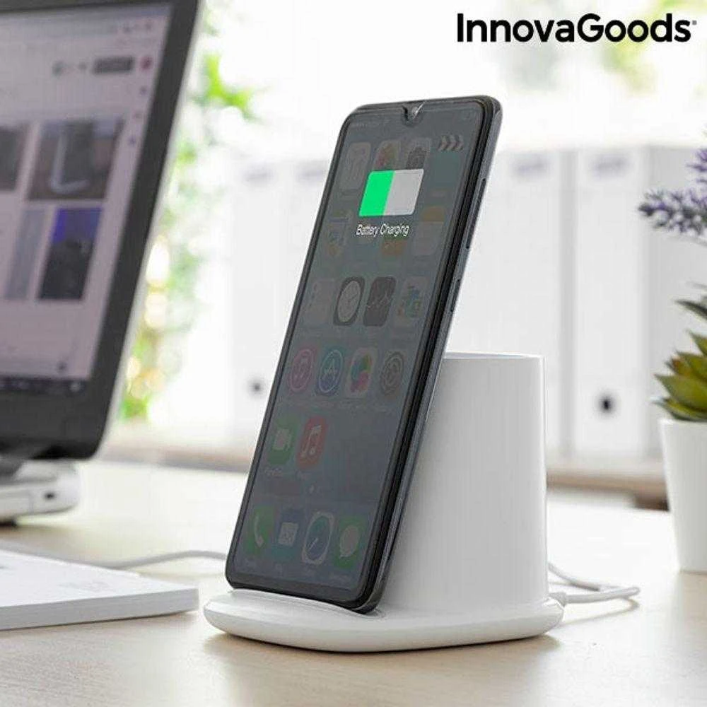 „5 viename“ belaidis įkroviklis su darbastalio organizavimo kilimėliu ir USB LED lempa DesKing InnovaGoods