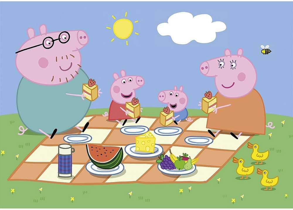 Clementoni Dėlionė 2x60 vnt. - Peppa Pig