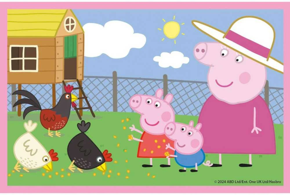 Clementoni CLE Cubi blokeliai 6 Peppa Pig 40659