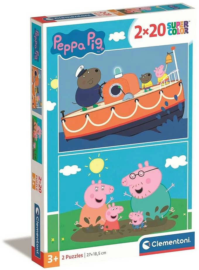 Clementoni Dėlionė 2x20 vnt. - Peppa Pig