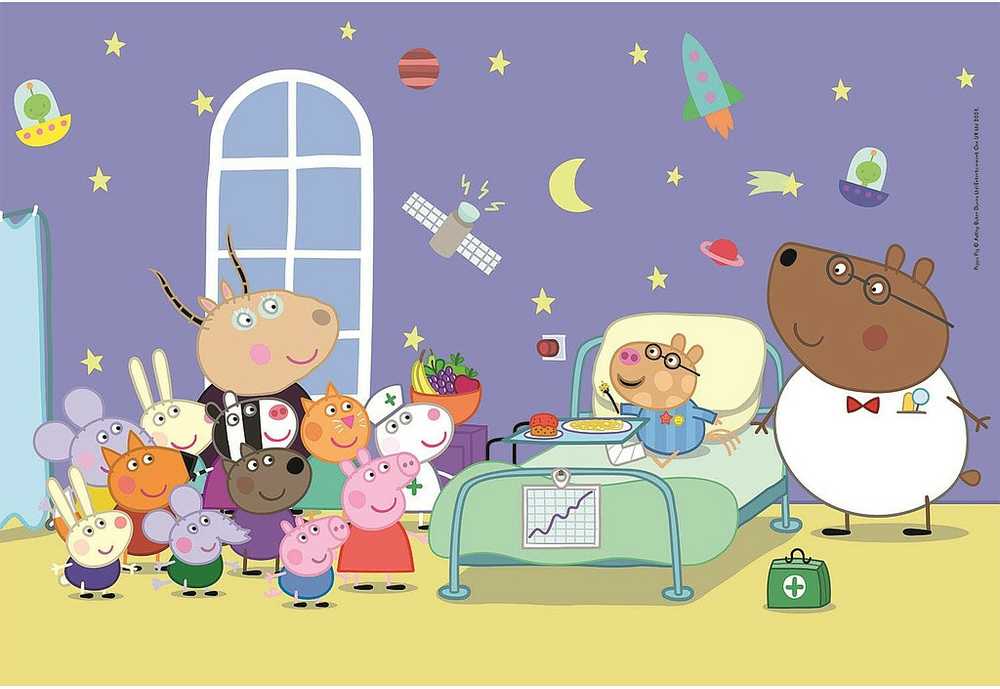 Clementoni Dėlionė 104 vnt. - Peppa Pig