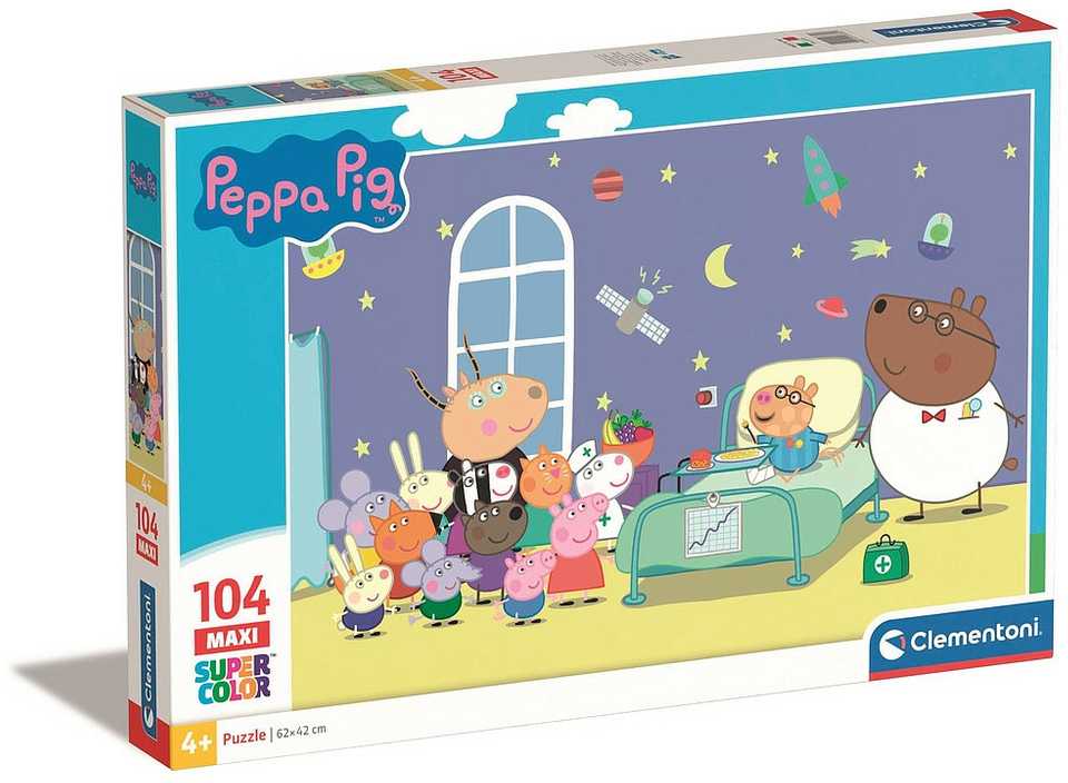 Clementoni Dėlionė 104 vnt. - Peppa Pig