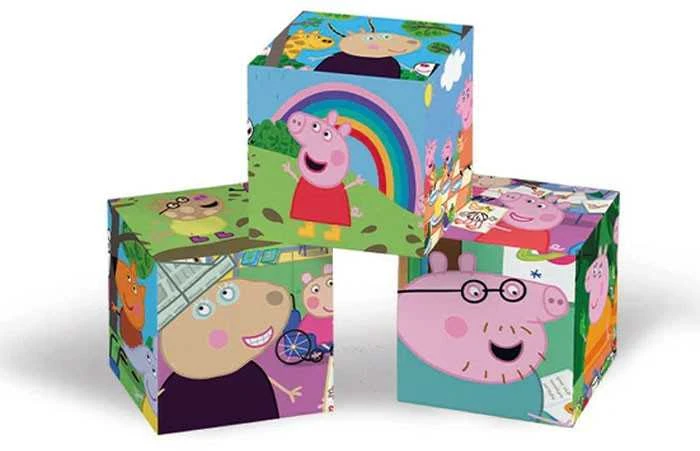 Clementoni CLE Cubi blokeliai 12 Peppa Pig 41195