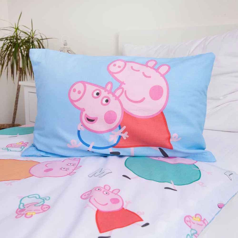 Peppa Pig Big Pig Family vaikiškos patalynės komplektas 100√ó135cm, 40√ó60cm