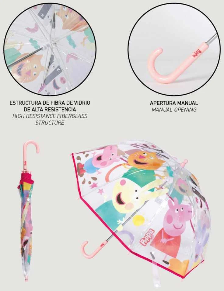 Skėtis Peppa Pig Ø 71 cm Spalvotas