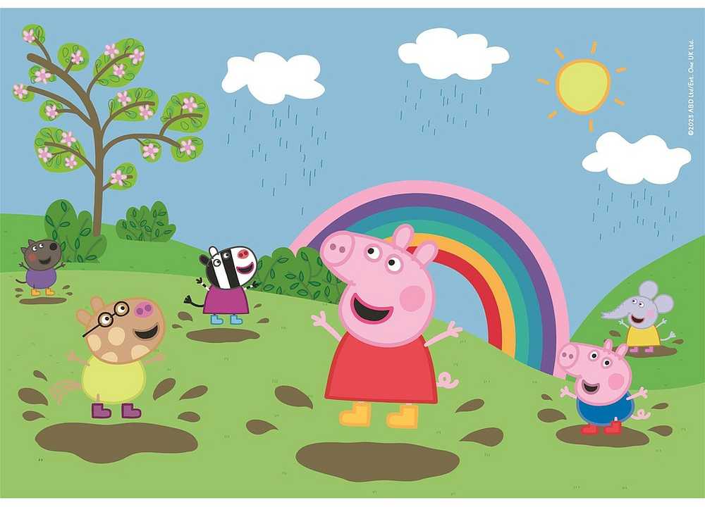 Clementoni Dėlionė 2x60 vnt. - Frame Me Up – Peppa pig