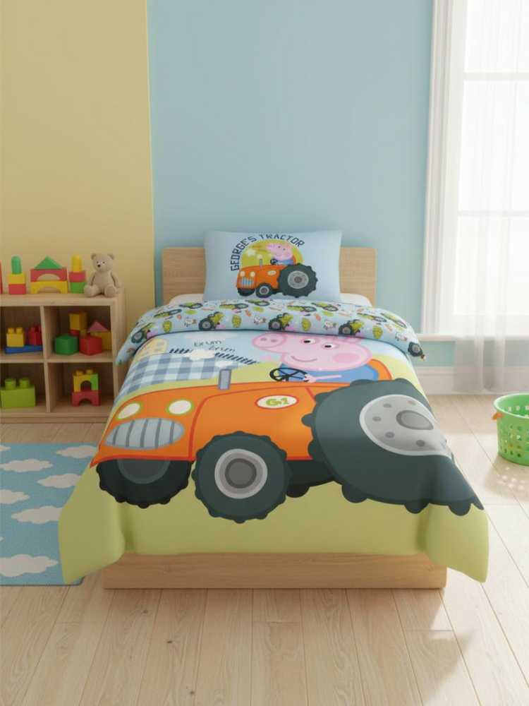 Brandmac Bed Linen - Junior Size 100 x 140 cm - George Pig (100081-01)