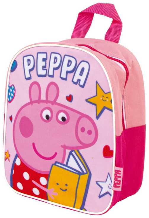 Peppa Pig knygų kuprinė, krepšys 24 cm