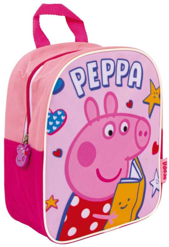 Peppa Pig knygų kuprinė, krepšys 24 cm