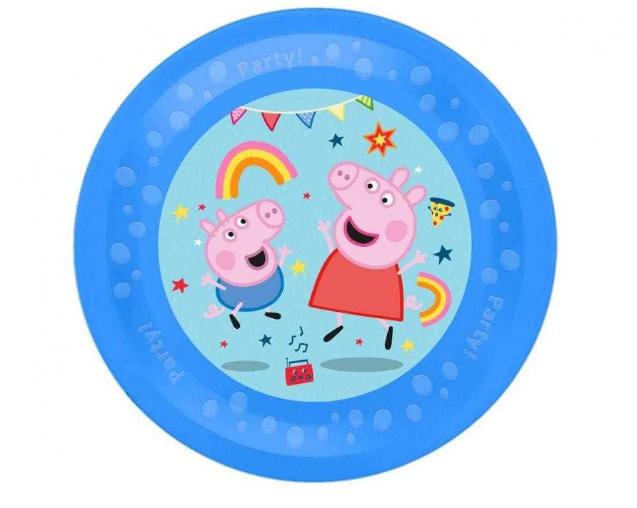 GoDan Peppa Pig daugkartinio naudojimo lėkštė 21 cm