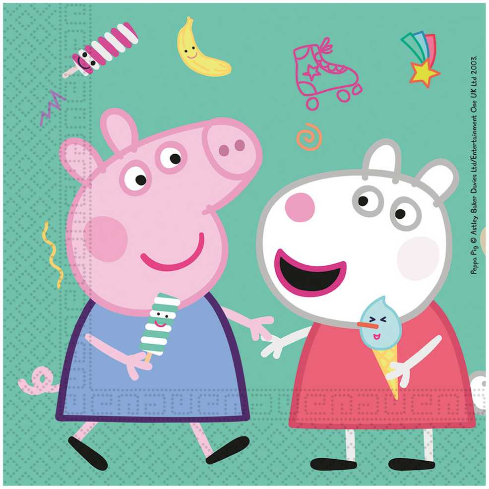 Globos Europe Bv Servetėlės 33x33 Peppa Pig /20 91034