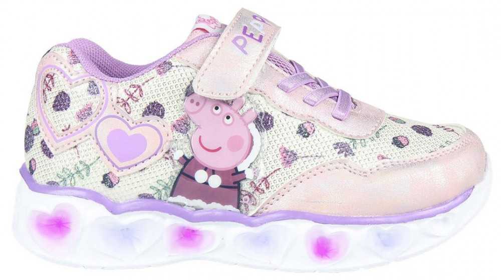 Peppa Pig mirksintys, šviečiantys gatvės bateliai 22