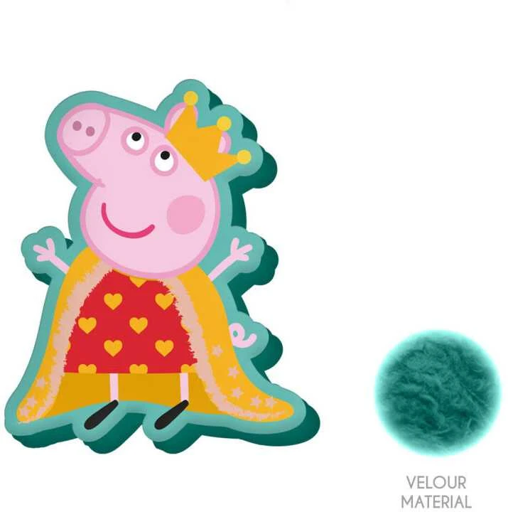 Pagalvė 35x30 cm, veliūras Peppa Pig