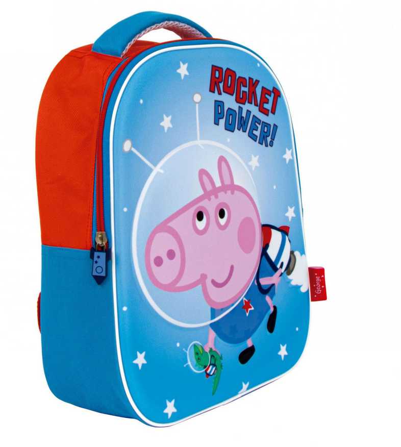 Peppa Pig Rocket 3D kuprinė, krepšys 32 cm