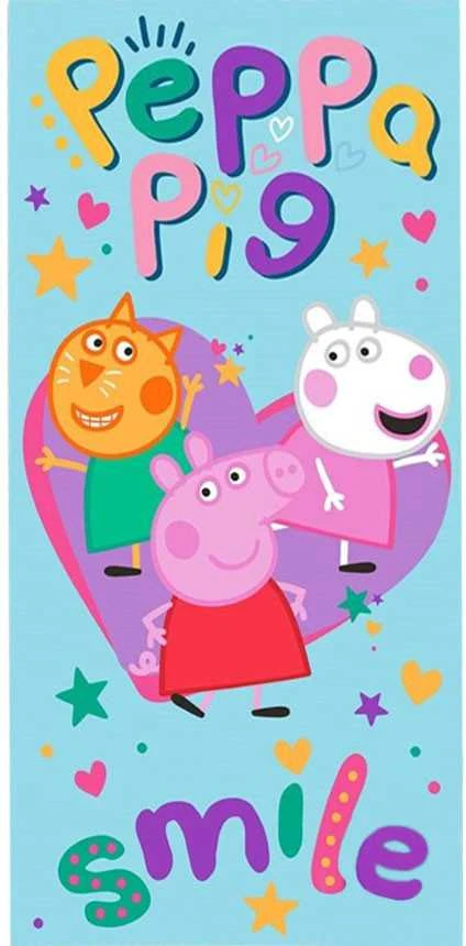 Kids Euroswan - Licencijuoti priedai Paplūdimio rankšluostis 70x140 - Peppa Pig