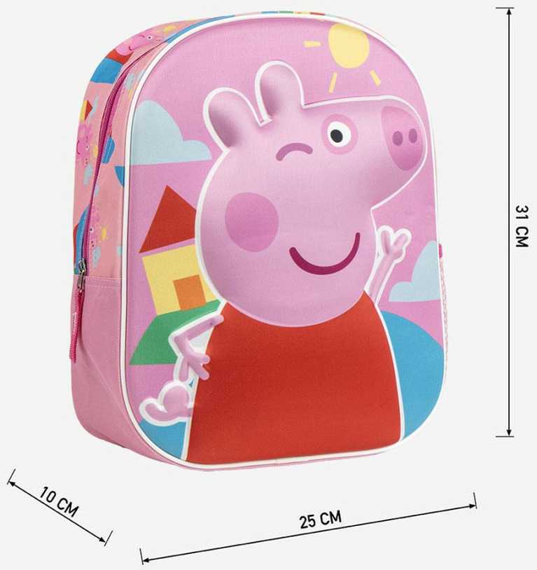 Cerda - Kids Backpack 3D - Peppa Pig
