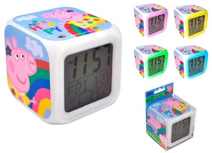 Peppa Piga skaitmeninis laikrodis su projektoriumi