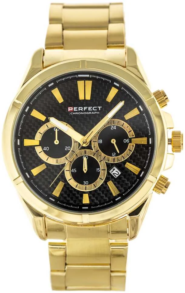 Perfect TOBULAS VYRIŠKAS LAIKRODIS M501CH-06 - CHRONOGRAFAS (zp381b) + DĖŽUTĖ