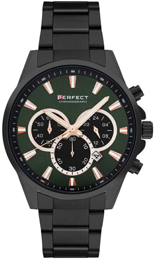 PERFECT VYRIŠKAS LAIKRODIS M510CH-04 - CHRONOGRAFAS (zp386d) + DĖŽUTĖ