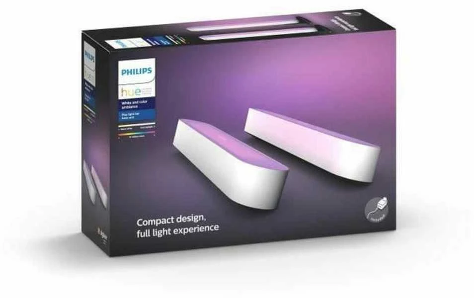 Philips Hue Dviejų šviestuvų juostų Play komplektas (Balta ir spalvota)