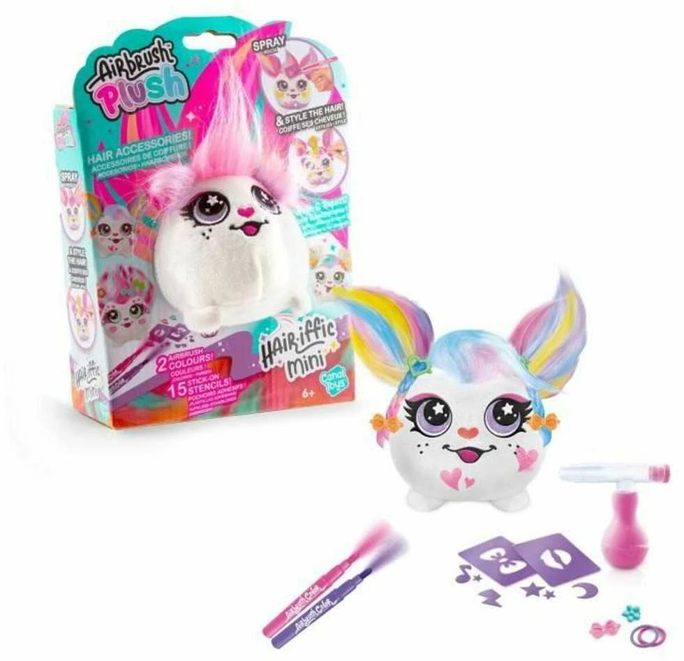 Canal Toys STYLE 4 EVER AIRBRUSH HAIR´IFFIC Mini pliušinis gyvūnėlis su aerografu