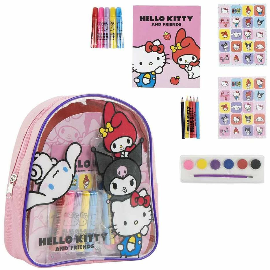 CERDÁ Hello Kitty and Friends backpack stationery set