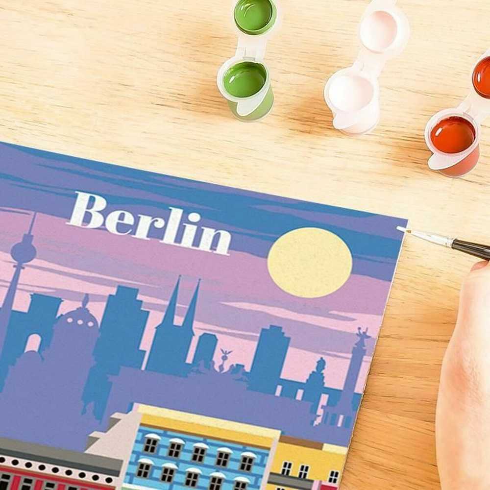 Ravensburger Rankdarbių rinkinys tapybai pagal skaičius CreArt Berlin