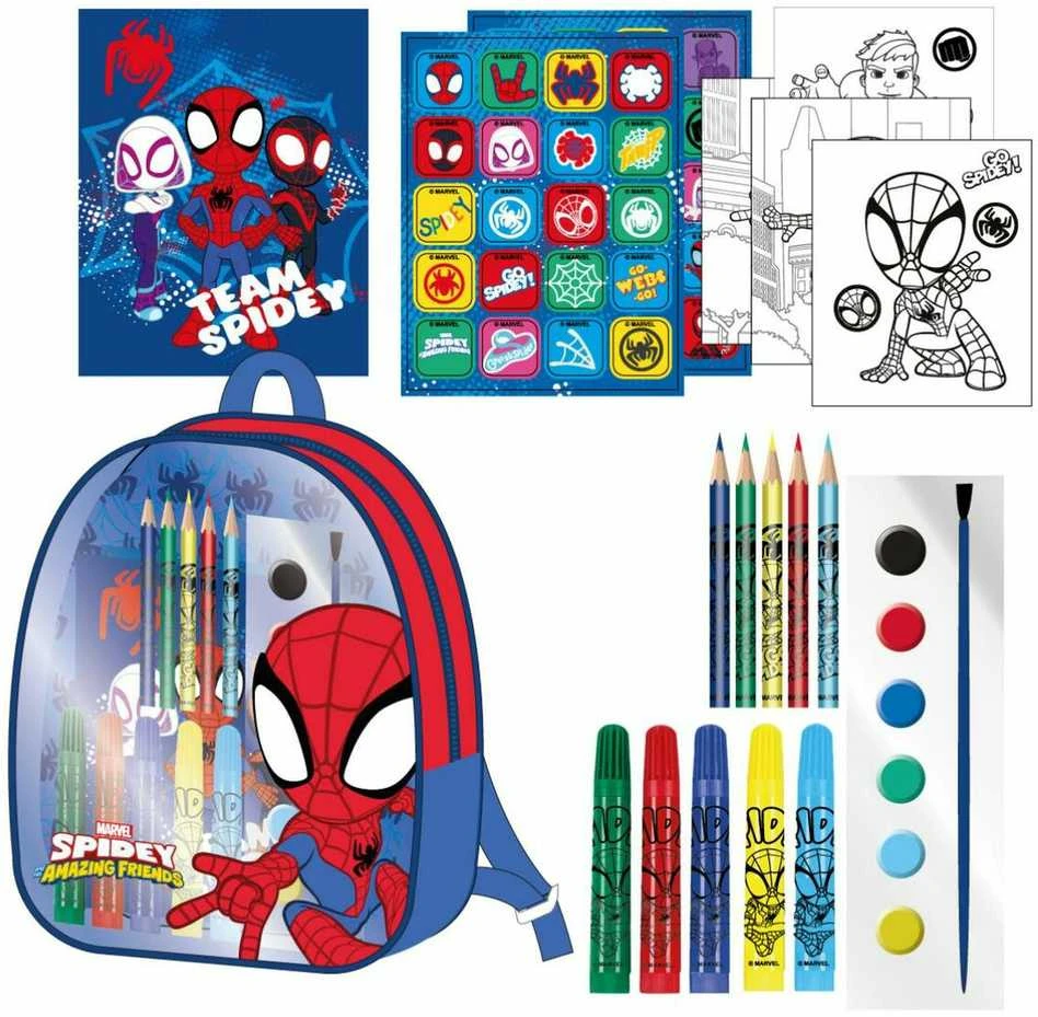 CERDÁ Marvel Spidey backpack stationery set