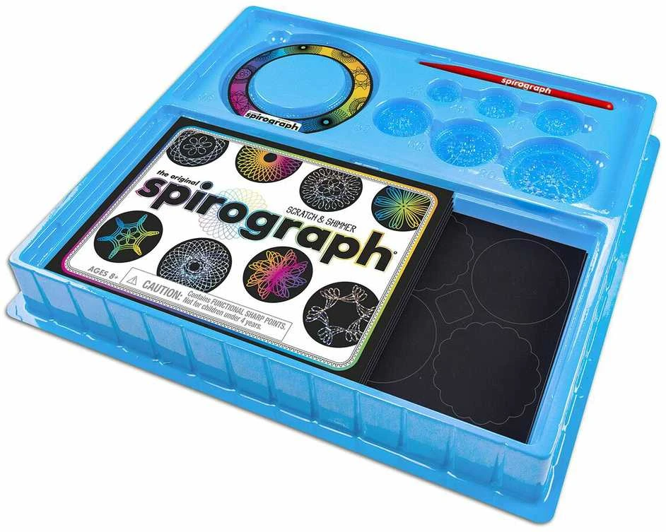 Spirograph Spirografas – braižymas ir blizgučiai (33002156)