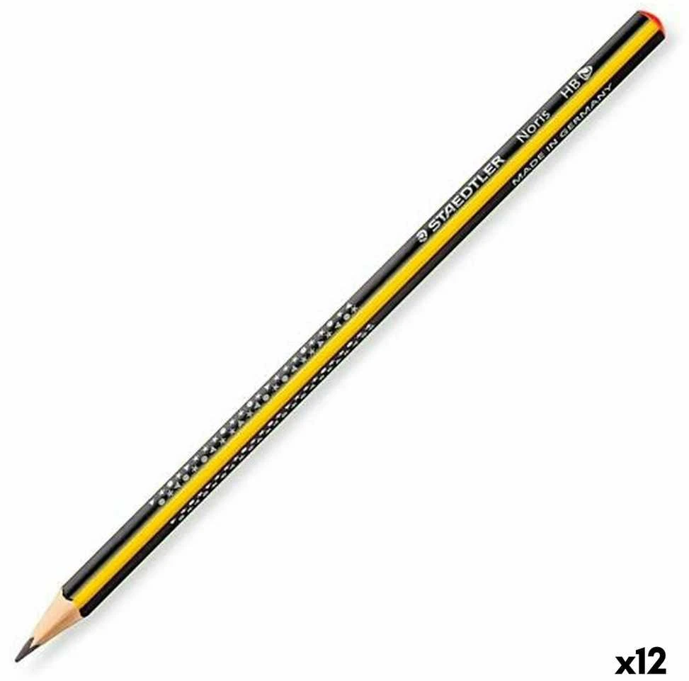 STAEDTLER Noris 183 - HB - Juodas,Geltona - Triangular - Germany - 2 mm - Box