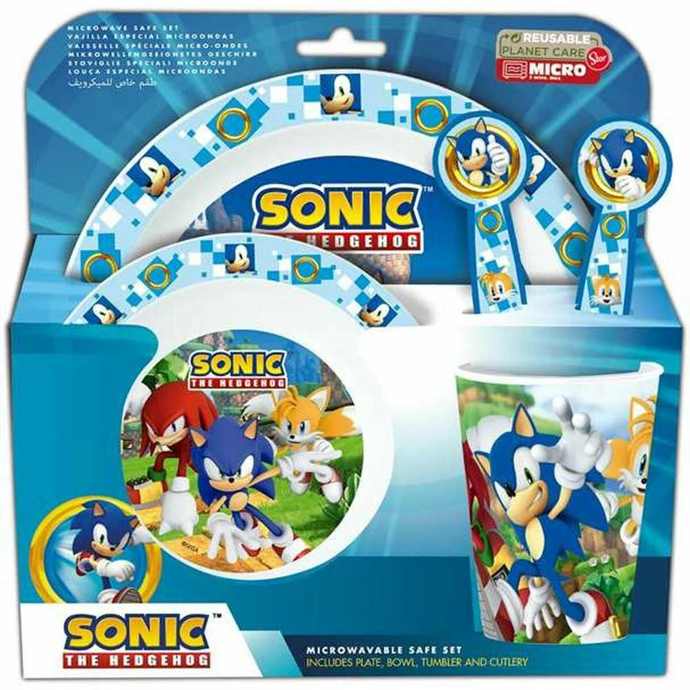Sonic vaikiškas indų rinkinys, 5 dalys