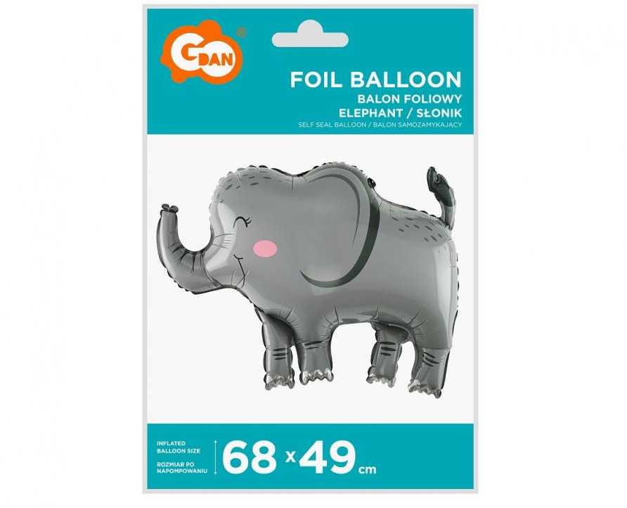 GoDan dramblio folijos balionas 68x49 cm BF-HSLO 85850