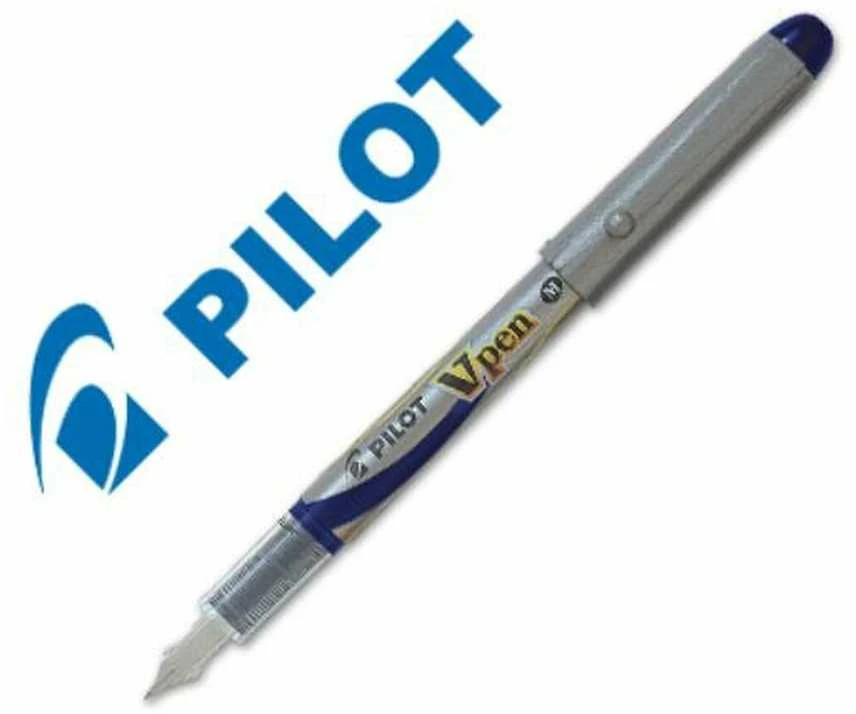 Pilot V-pen su uždėtu dangteliu