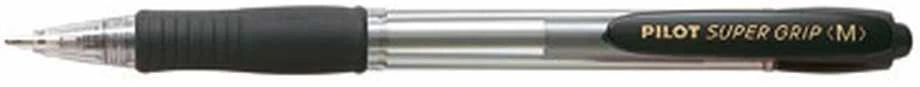 Pilot Pen Pilot Nordic Ab Pilot Super Grip M tušinukas, juodas, 1,0 mm, 12 vnt