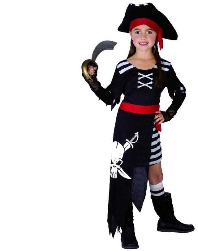 Universalus GoDan piratų kostiumas su kaukole