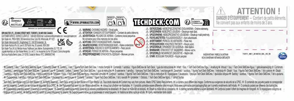 Rinkinys TECH DECK „Crew Ultra Sk8 Bus“