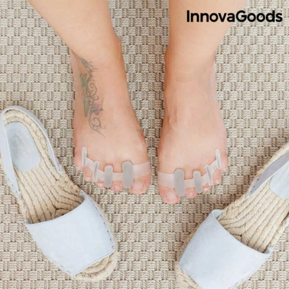 „InnovaGoods“ atpalaiduojantys pirštų skirtuvai, 2 vnt.