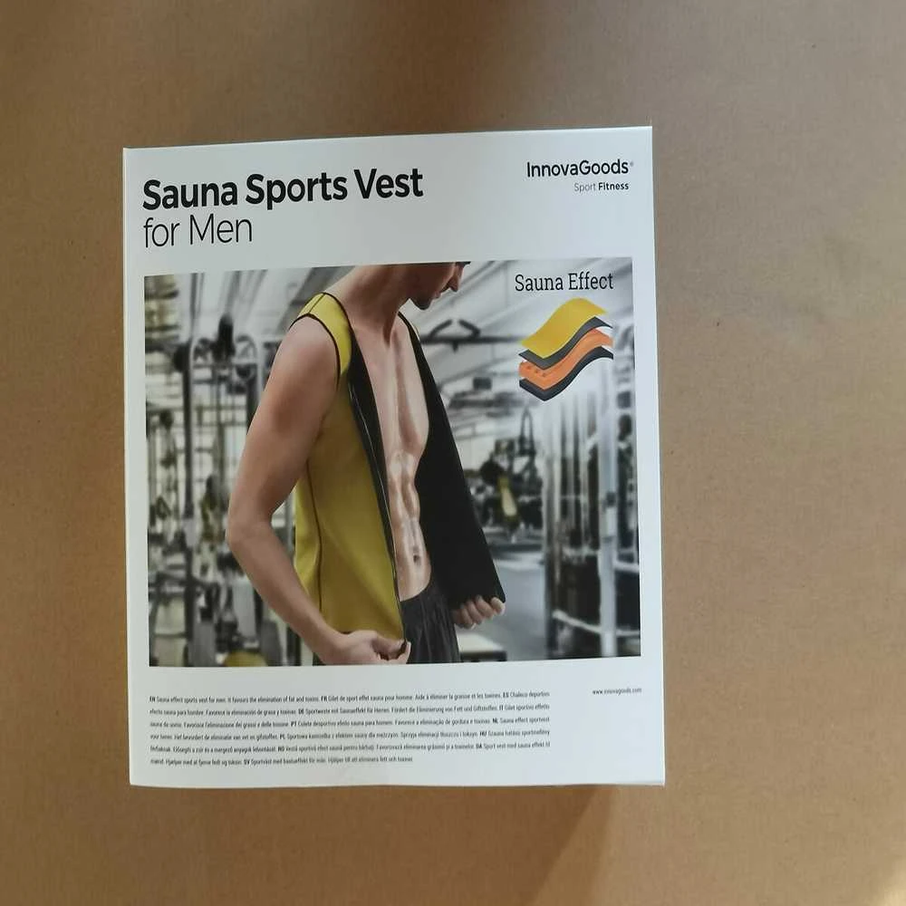 Pirties efektą suteikianti vyriška sportinė liemenė Passwa InnovaGoods