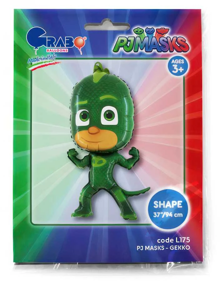 PJ Masks Gekko folijos balionas 94 cm