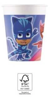 Globos Europe Bv PJ Masks popieriniai puodeliai, 8 vnt.