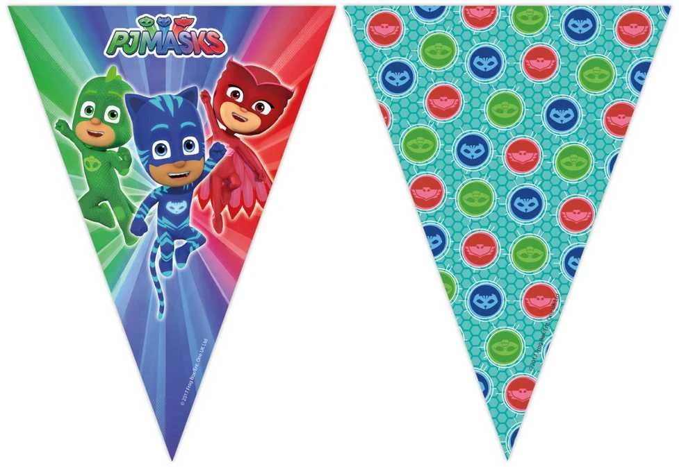 Globos Europe Bv Pižamos herojų vėliavėlės girlianda