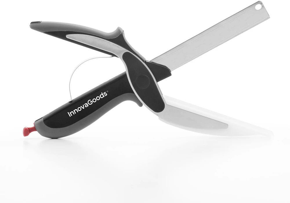 Pjaustymo peilis su integruota maža pjaustymo lentele Scible InnovaGoods