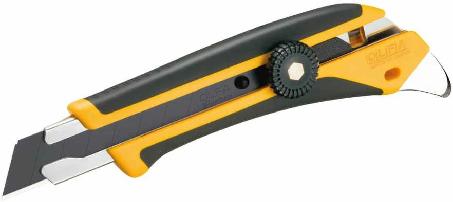 OLFA L-5 X-Design 18 mm segmentinis peilis, tvirtas, ergonomiškas