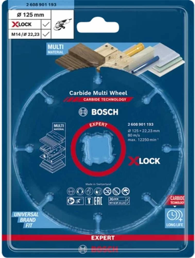 Bosch X-LOCK Carbide MultiWheel 125 x 1 mm
