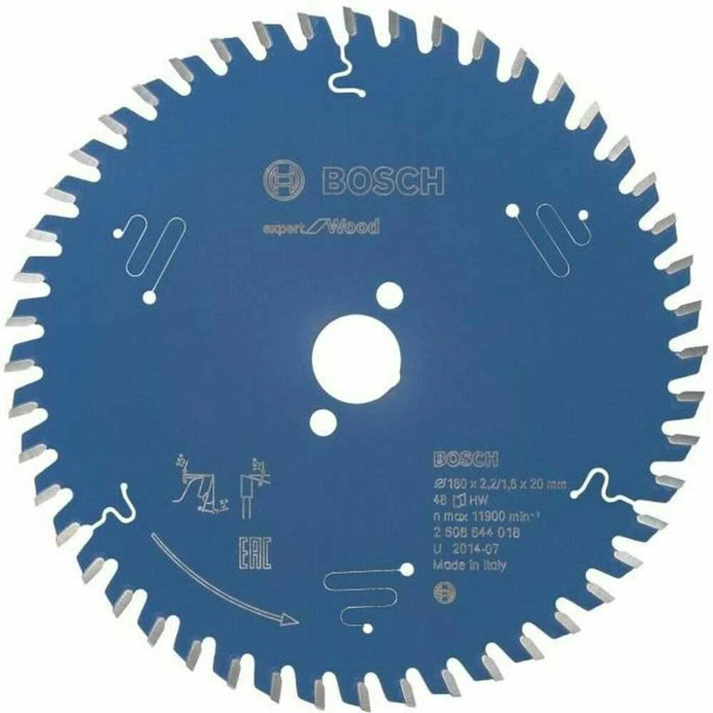 BOSCH PIŁA TARCZOWA Z WĘGLIKIEM DO DREWNA EXPERT WOOD 160 x 20 x 2,2mm 48 ZĘBÓW