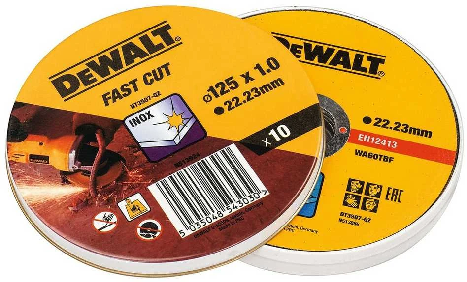 Dewalt Pjovimo diskas DT3507-QZ | 125x1.0