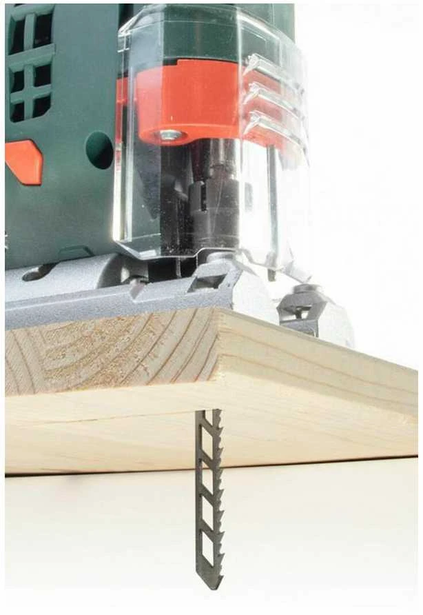 Wolfcraft 2 pjūklelių geležtės - T formos laikiklis, 75 mm, tikslūs, preciziški pjovimai
