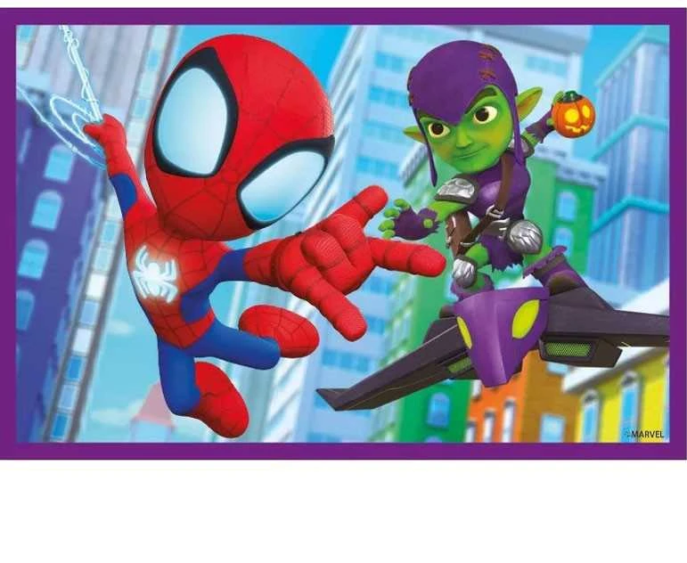Dėlionė Clementoni CLE Cubi klocki 6 Spidey_Jo nuostabūs draugai 40661